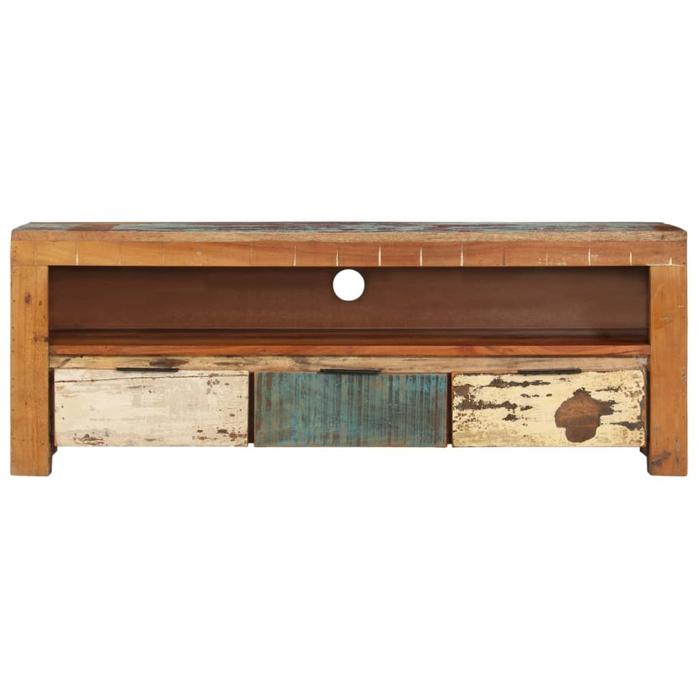 Tv-meubel 110x30x40 cm massief gerecycled hout MeubelReus