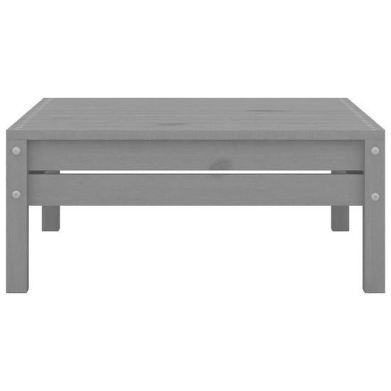 9-delige Loungeset massief grenenhout grijs MeubelReus