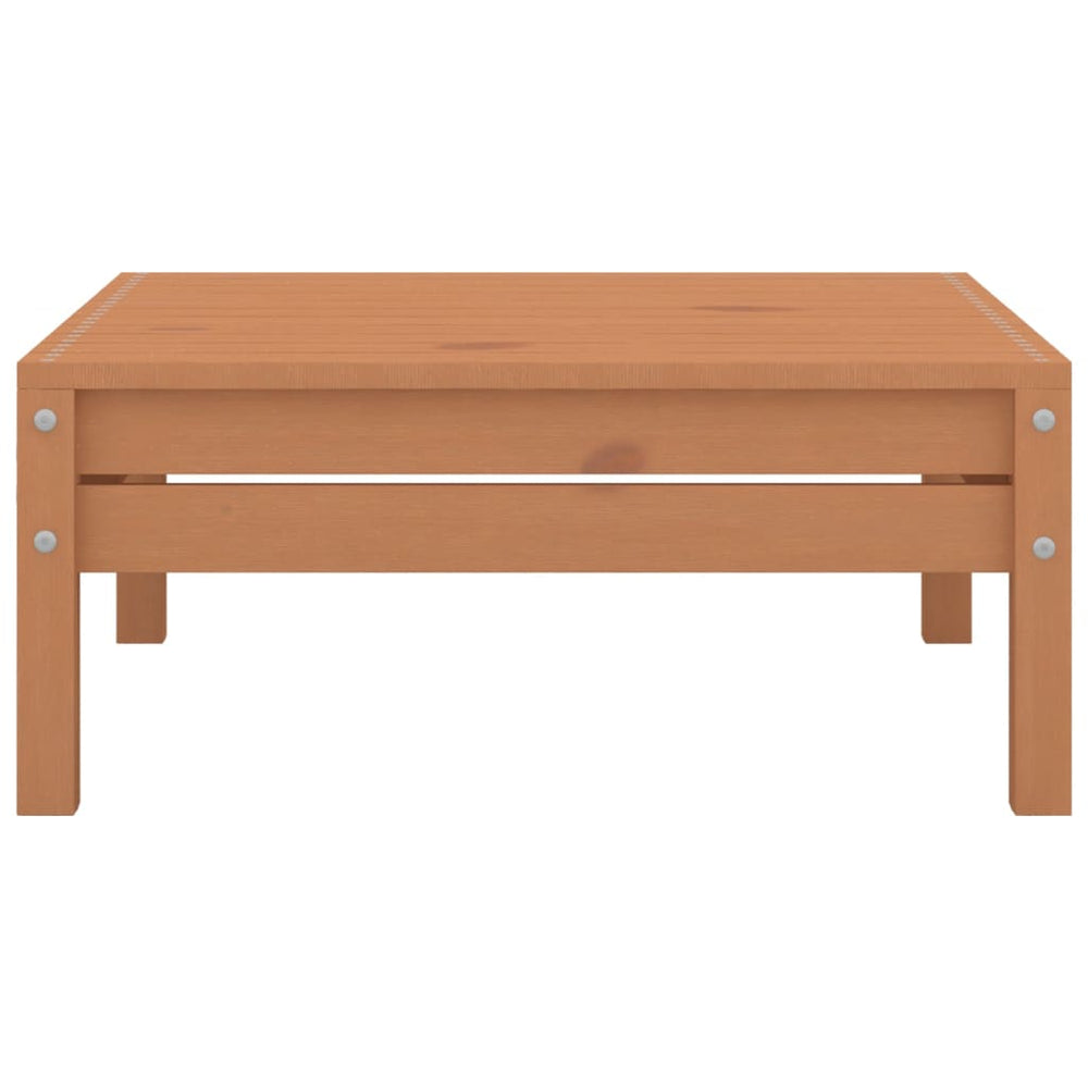 9-delige Loungeset massief grenenhout honingbruin MeubelReus