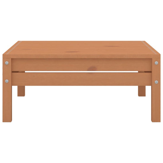 9-delige Loungeset massief grenenhout honingbruin MeubelReus