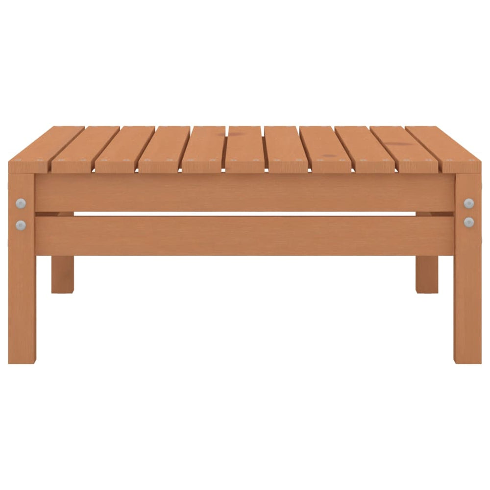 9-delige Loungeset massief grenenhout honingbruin MeubelReus