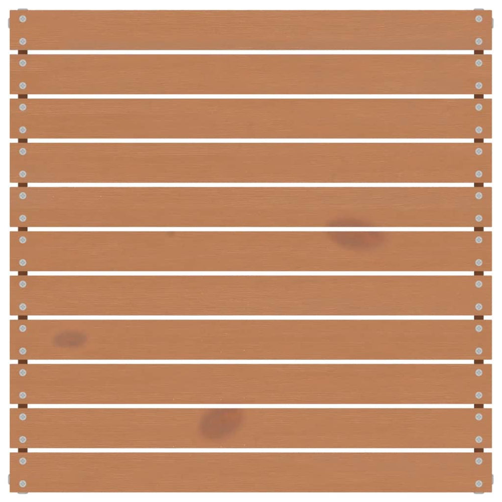 9-delige Loungeset massief grenenhout honingbruin MeubelReus