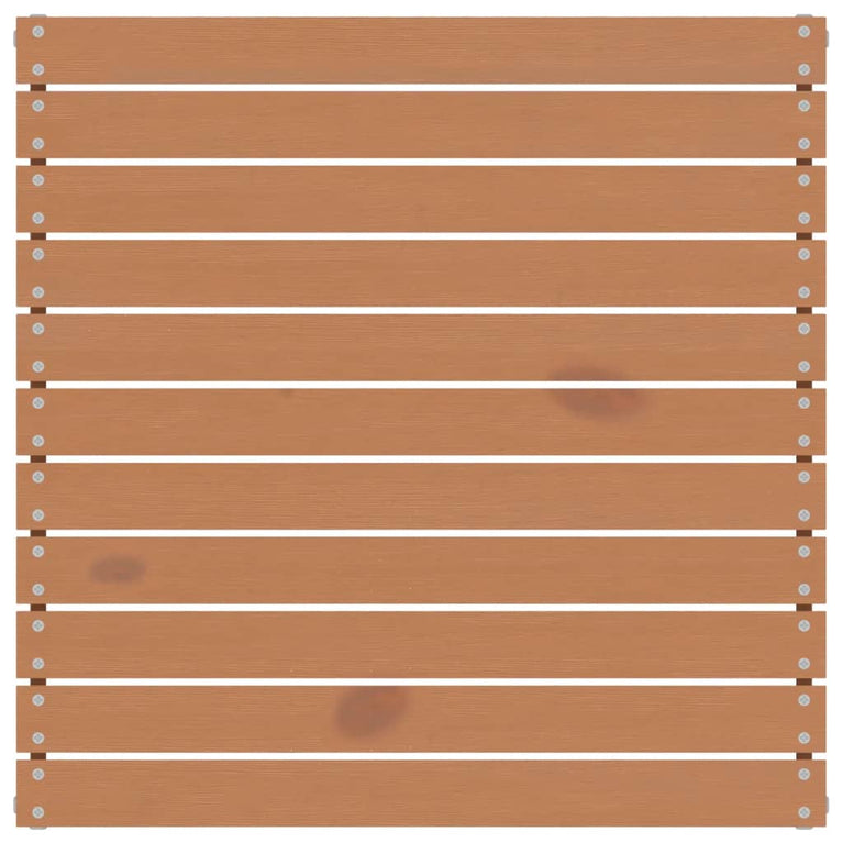 9-delige Loungeset massief grenenhout honingbruin MeubelReus