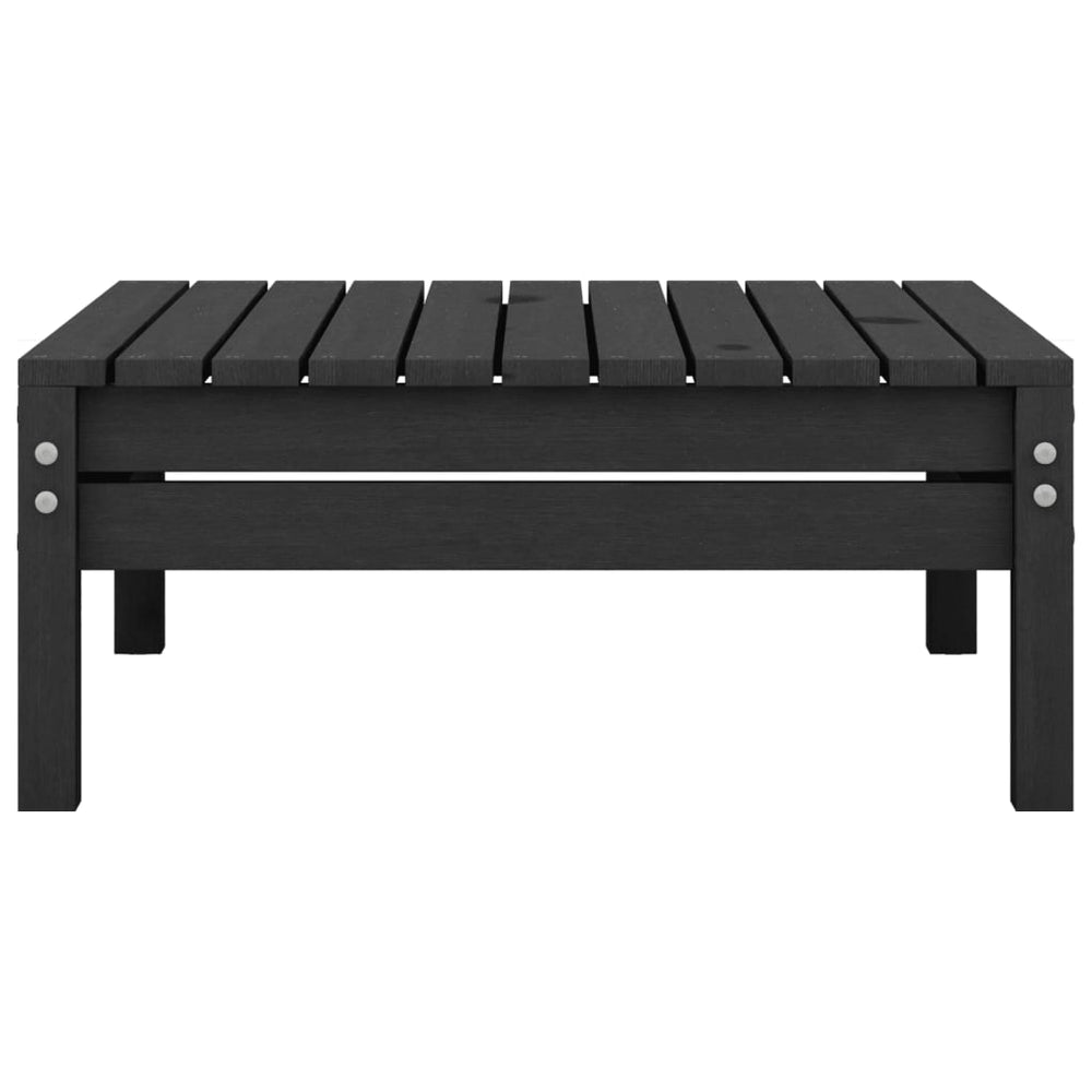 9-delige Loungeset massief grenenhout zwart MeubelReus