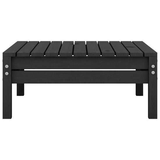 9-delige Loungeset massief grenenhout zwart MeubelReus