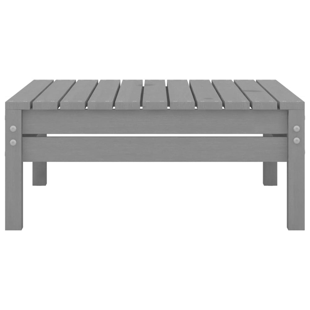 9-delige Loungeset massief grenenhout grijs MeubelReus