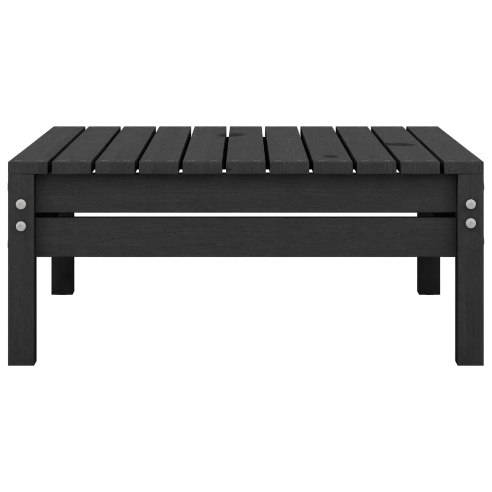 8-delige Loungeset massief grenenhout zwart MeubelReus