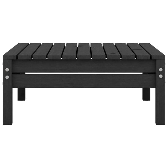 8-delige Loungeset massief grenenhout zwart MeubelReus