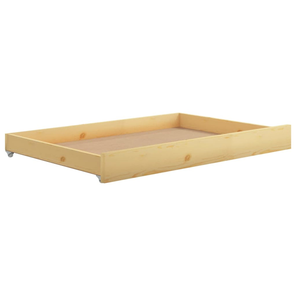 Slaapbank uitschuifbaar massief grenenhout 2x(90x200) cm MeubelReus