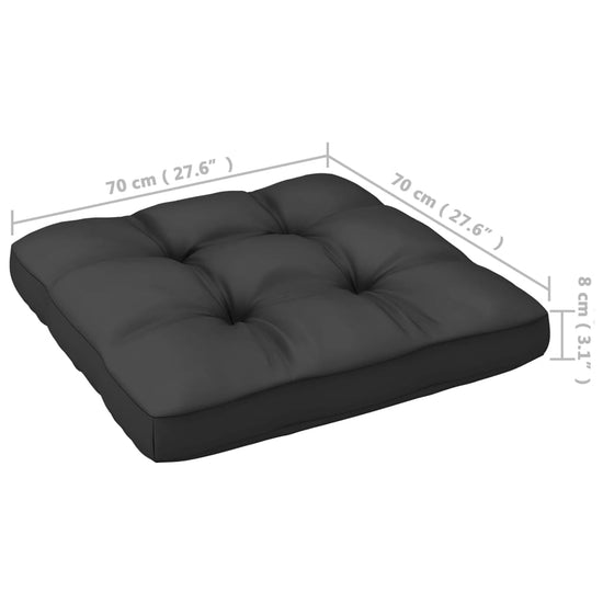 3-delige Loungeset met kussens massief grenenhout MeubelReus