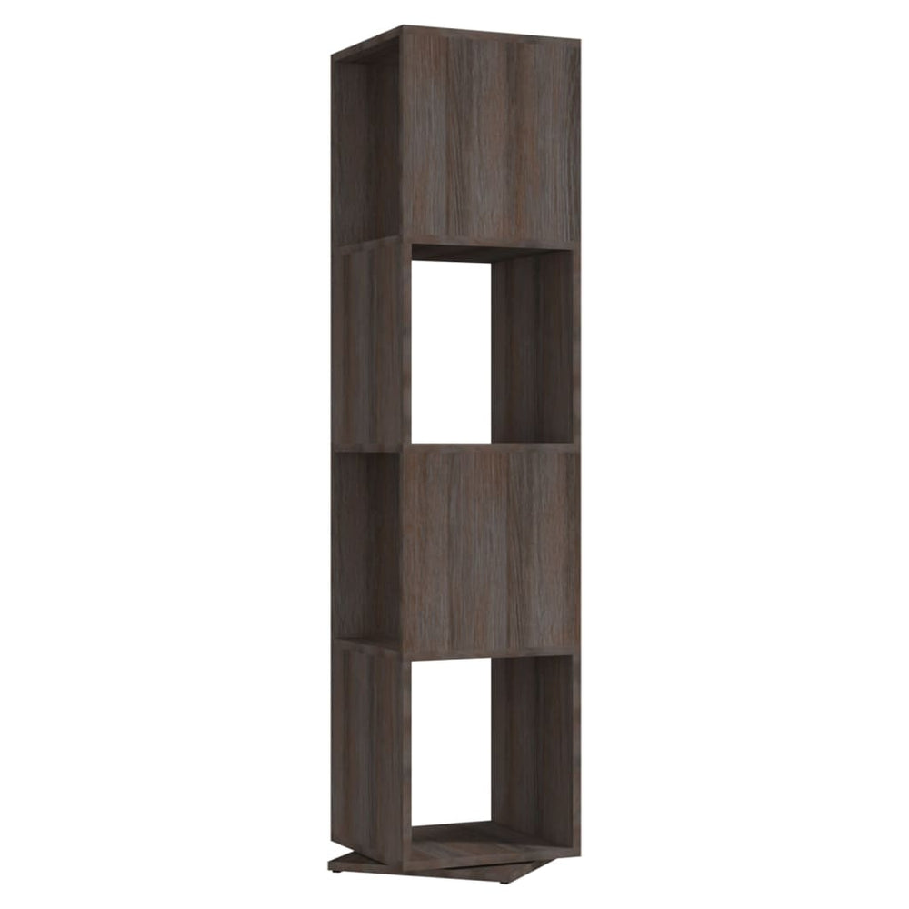 Draaikast 34,5x34,5x147,5 cm spaanplaat grijs en sonoma eiken MeubelReus