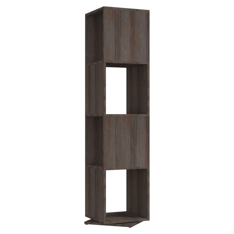 Draaikast 34,5x34,5x147,5 cm spaanplaat grijs en sonoma eiken MeubelReus