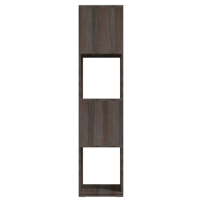 Draaikast 34,5x34,5x147,5 cm spaanplaat grijs en sonoma eiken MeubelReus