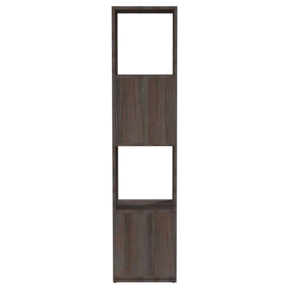 Draaikast 34,5x34,5x147,5 cm spaanplaat grijs en sonoma eiken MeubelReus