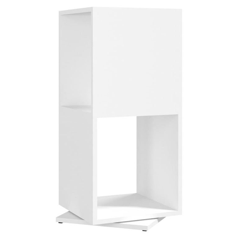 Draaikast 34,5x34,5x75,5 cm spaanplaat wit MeubelReus