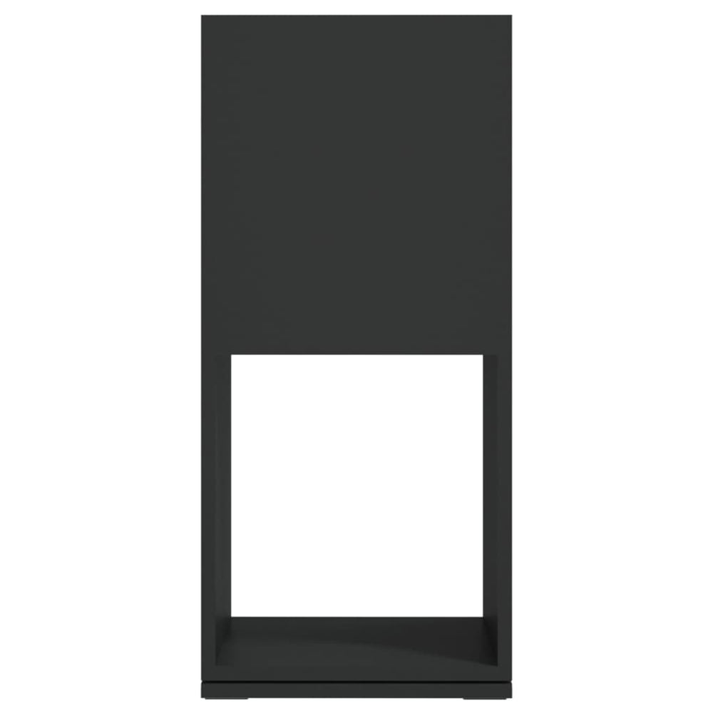 Draaikast 34,5x34,5x75,5 cm spaanplaat zwart MeubelReus