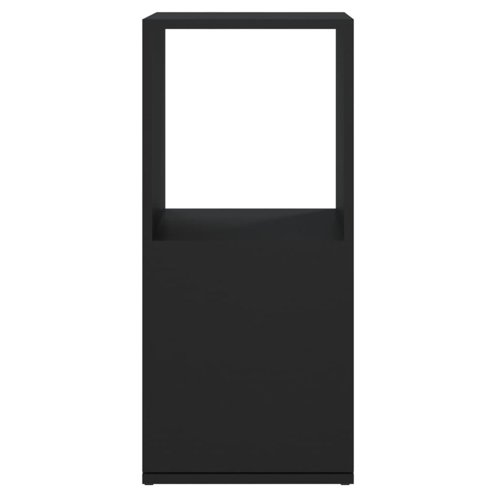 Draaikast 34,5x34,5x75,5 cm spaanplaat zwart MeubelReus
