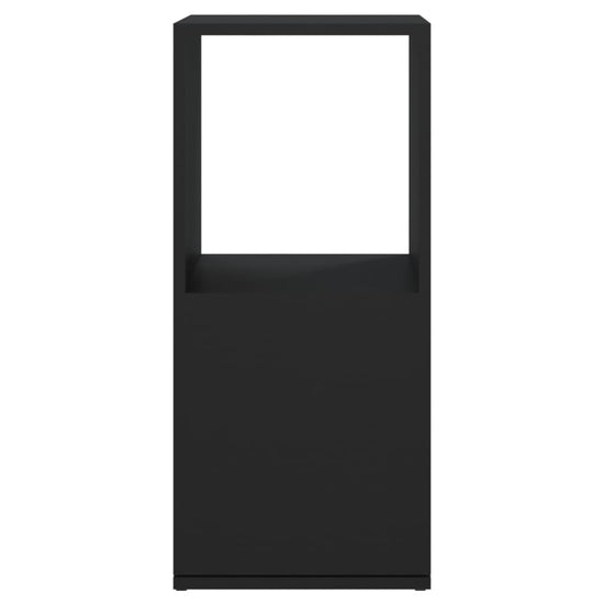 Draaikast 34,5x34,5x75,5 cm spaanplaat zwart MeubelReus