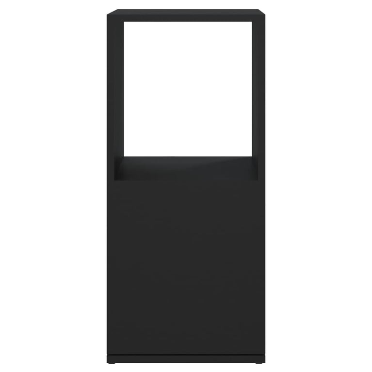 Draaikast 34,5x34,5x75,5 cm spaanplaat zwart MeubelReus