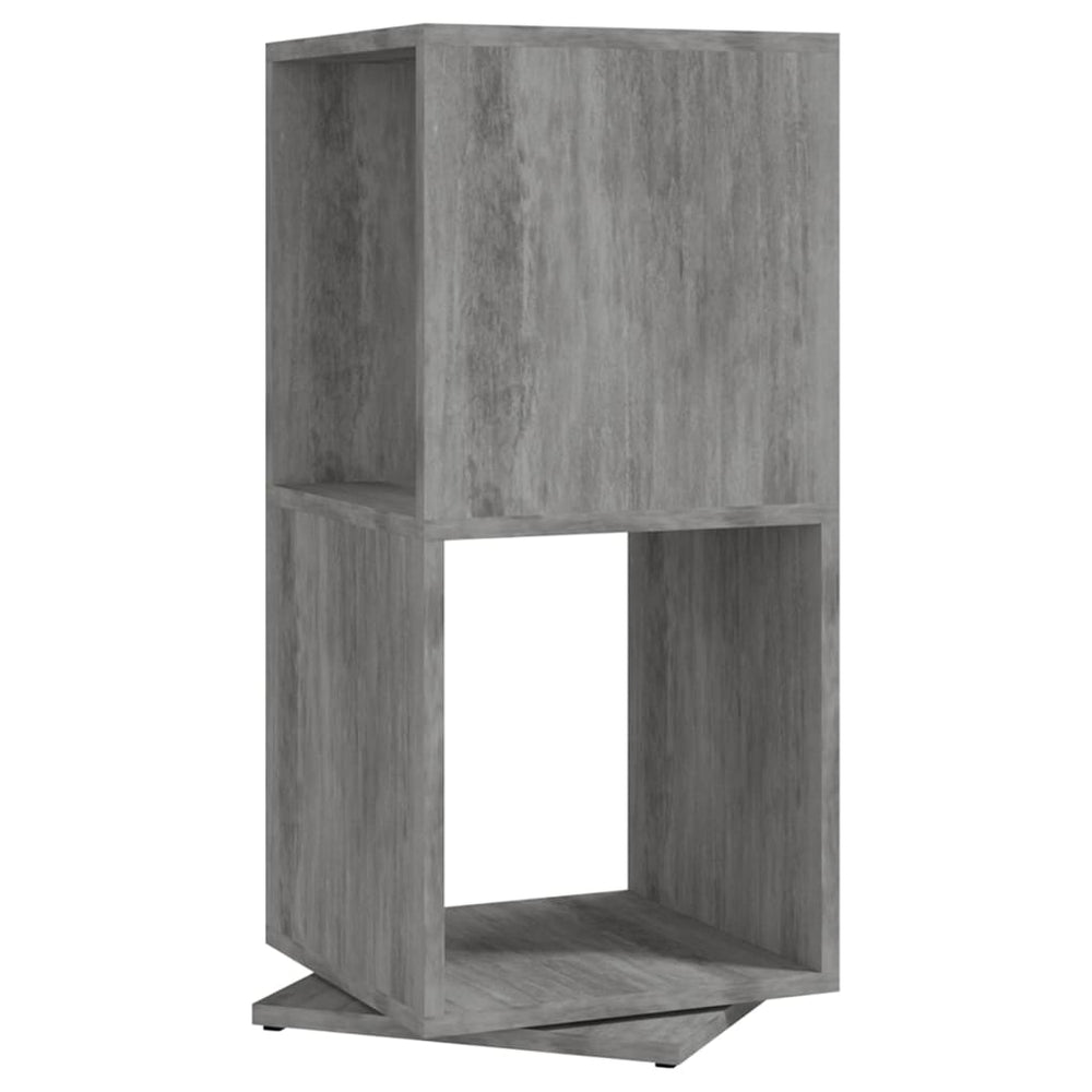 Draaikast 34,5x34,5x75,5 cm spaanplaat betongrijs MeubelReus