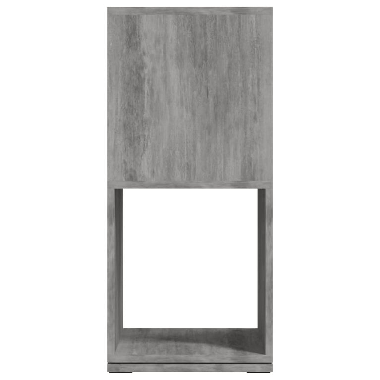 Draaikast 34,5x34,5x75,5 cm spaanplaat betongrijs MeubelReus