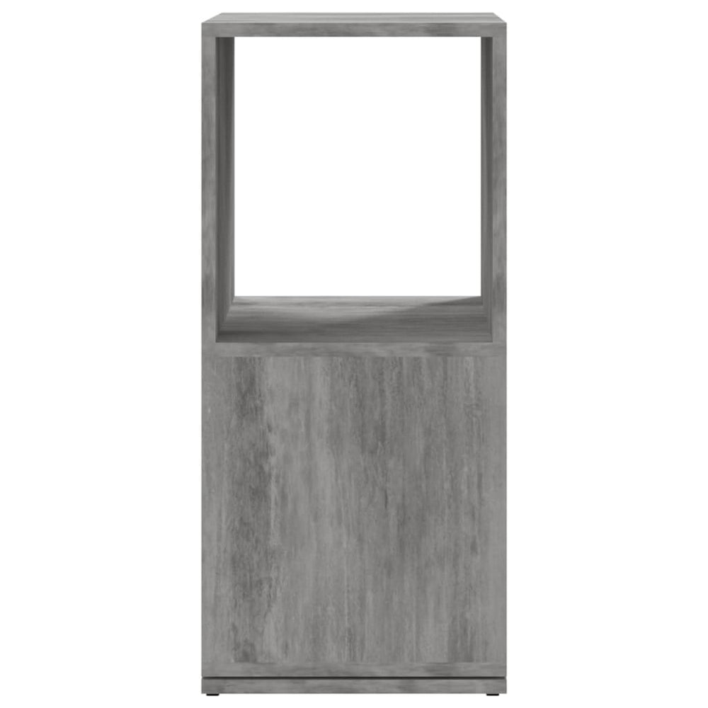 Draaikast 34,5x34,5x75,5 cm spaanplaat betongrijs MeubelReus
