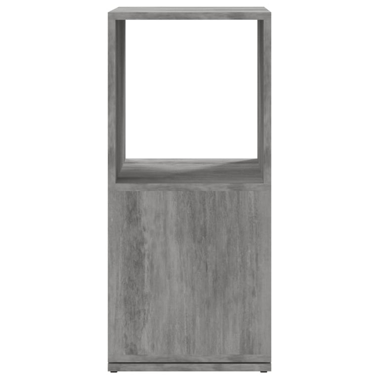 Draaikast 34,5x34,5x75,5 cm spaanplaat betongrijs MeubelReus