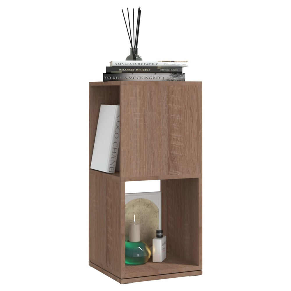 Draaikast 34,5x34,5x75,5 cm spaanplaat sonoma eiken MeubelReus
