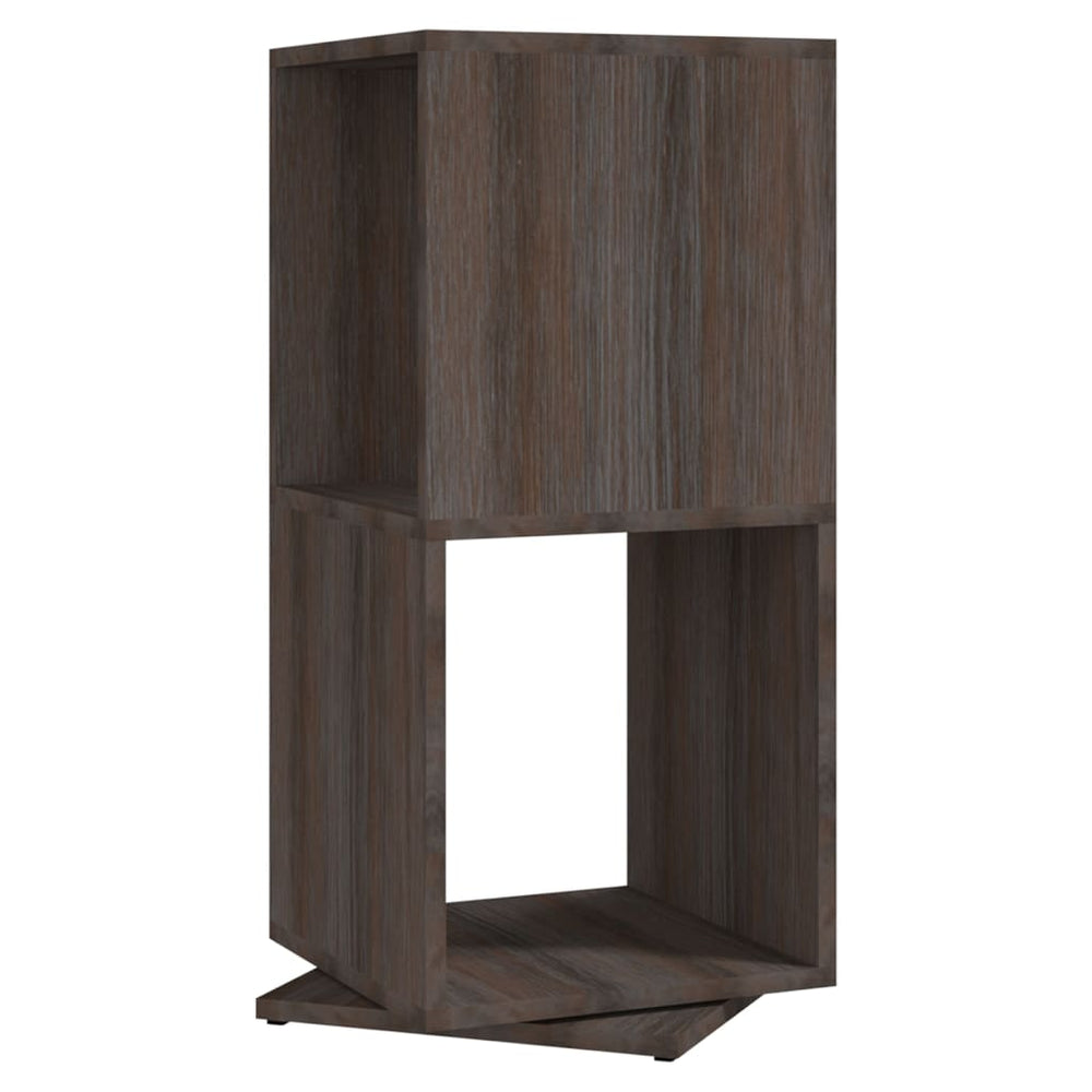 Draaikast 34,5x34,5x75,5 cm spaanplaat grijs en sonoma eiken MeubelReus