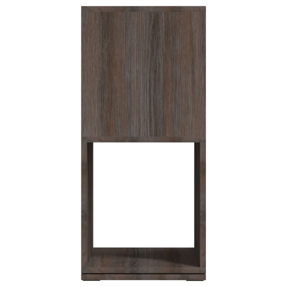 Draaikast 34,5x34,5x75,5 cm spaanplaat grijs en sonoma eiken MeubelReus