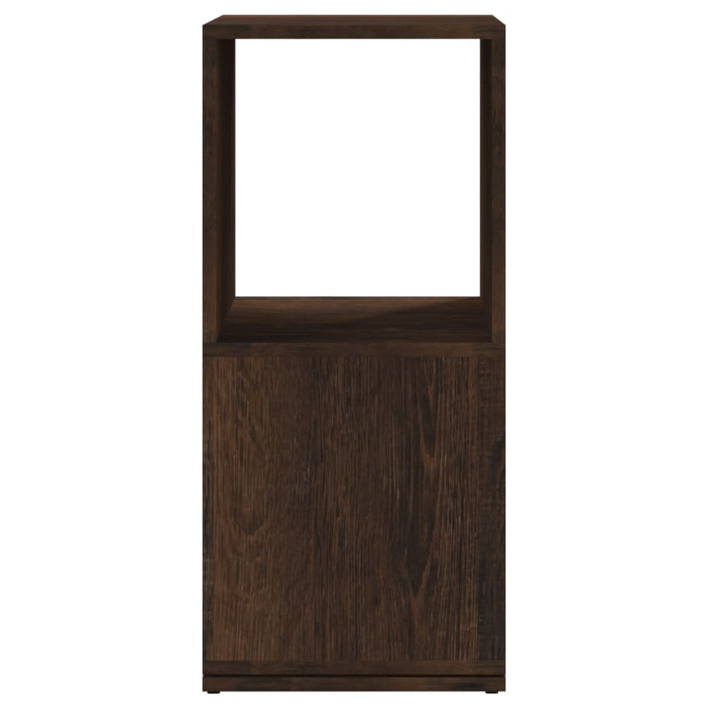 Draaikast 34,5x34,5x75,5 cm spaanplaat gerookt eiken MeubelReus