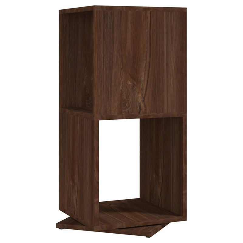 Draaikast 34,5x34,5x75,5 cm spaanplaat bruin eikenkleur MeubelReus