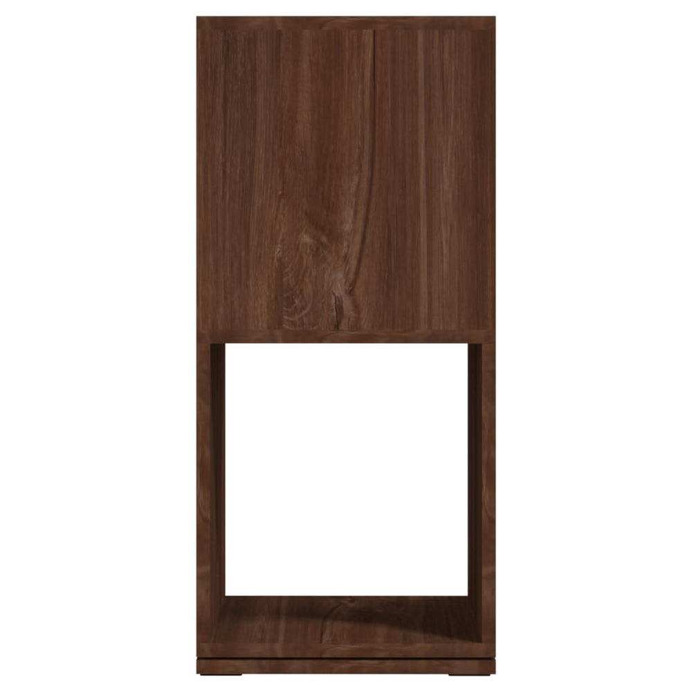 Draaikast 34,5x34,5x75,5 cm spaanplaat bruin eikenkleur MeubelReus