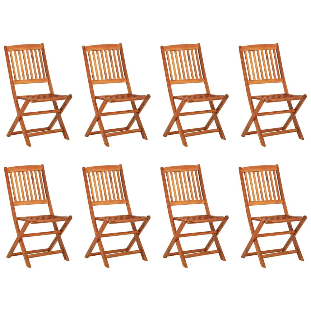 9-delige Tuinset massief acaciahout MeubelReus