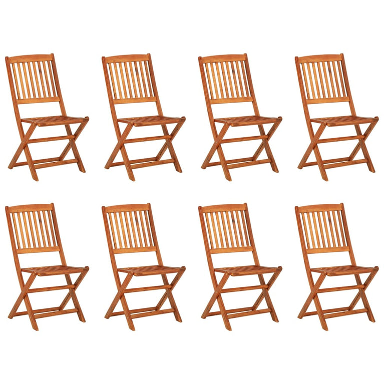 9-delige Tuinset massief acaciahout MeubelReus