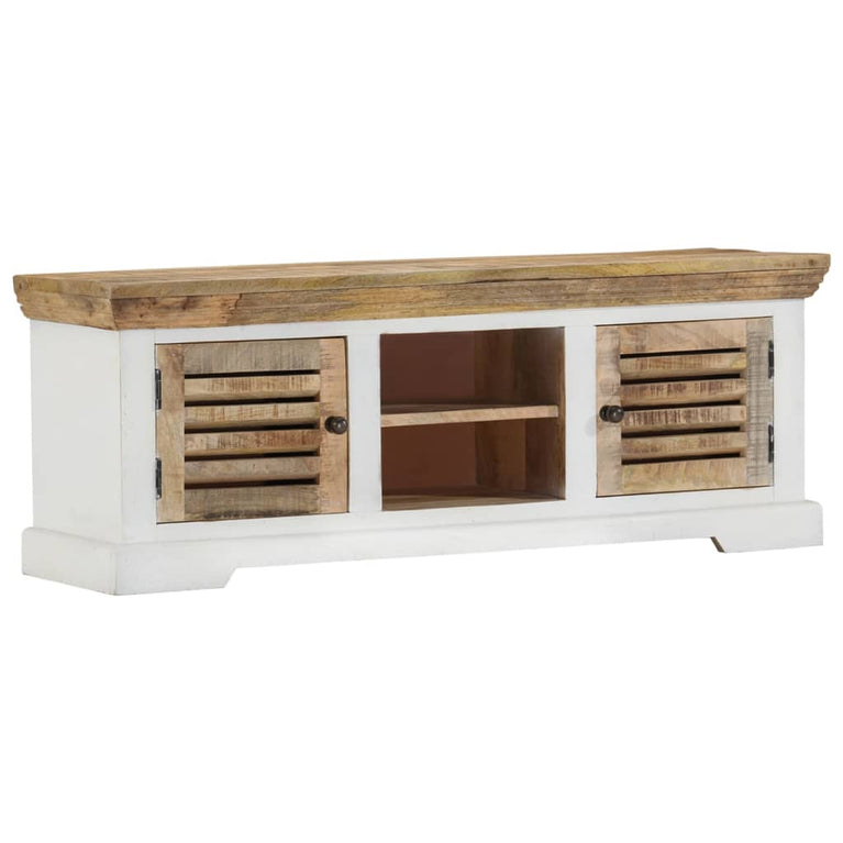 Tv-meubel 110x30x40 cm massief mangohout MeubelReus