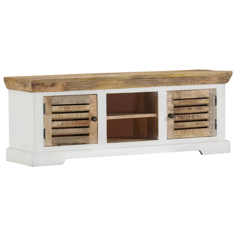 Tv-meubel 110x30x40 cm massief mangohout MeubelReus