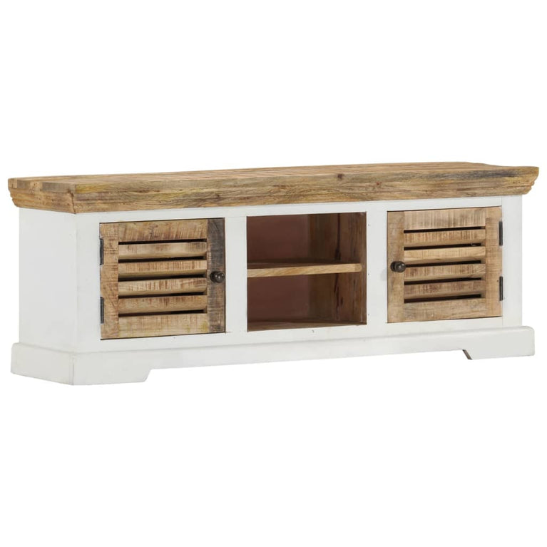 Tv-meubel 110x30x40 cm massief mangohout MeubelReus