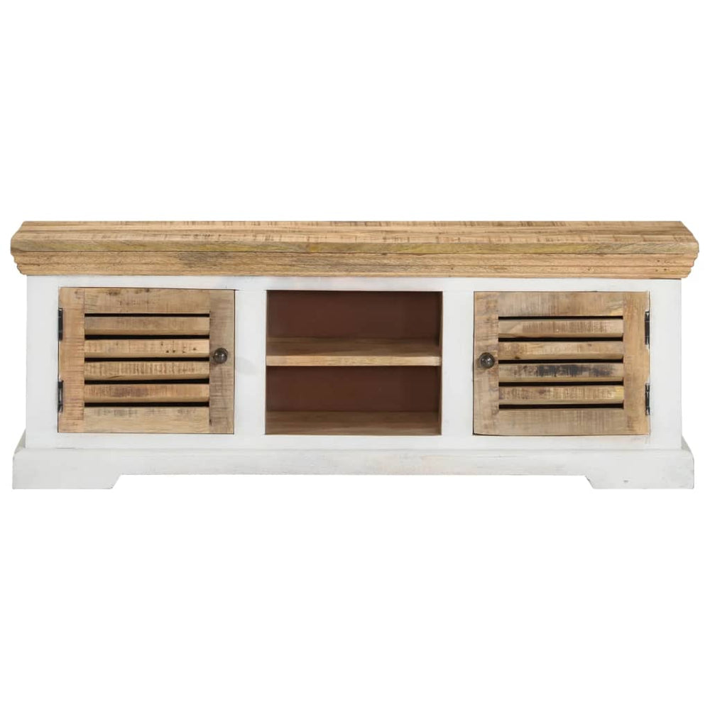 Tv-meubel 110x30x40 cm massief mangohout MeubelReus