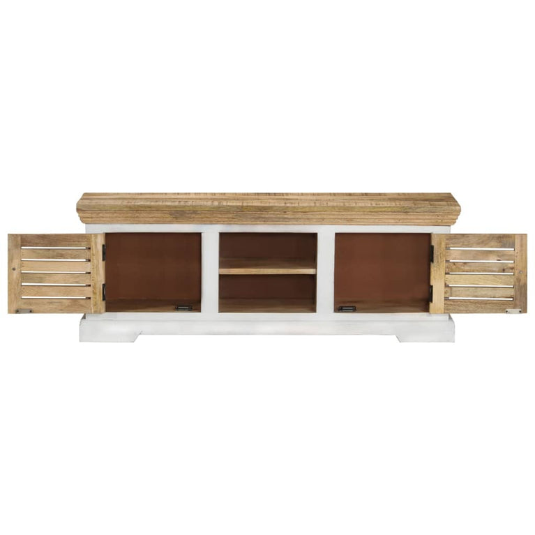 Tv-meubel 110x30x40 cm massief mangohout MeubelReus