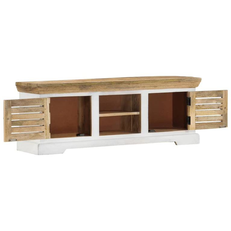 Tv-meubel 110x30x40 cm massief mangohout MeubelReus