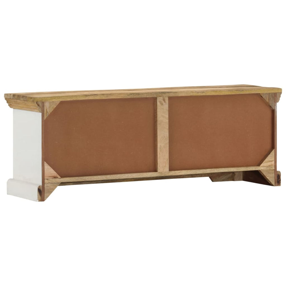 Tv-meubel 110x30x40 cm massief mangohout MeubelReus