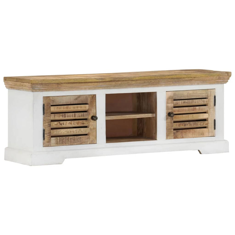 Tv-meubel 110x30x40 cm massief mangohout MeubelReus