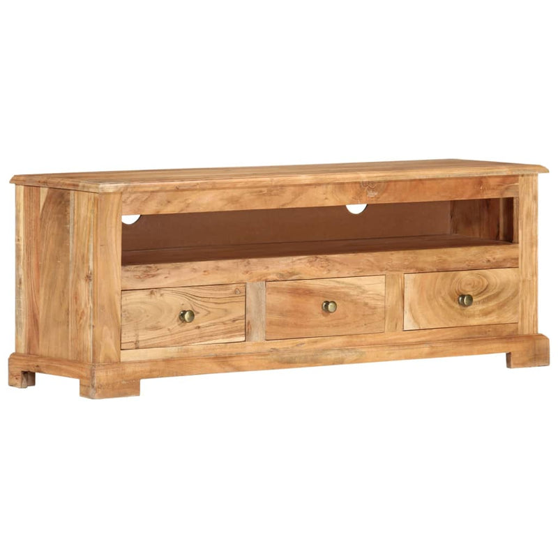 Tv-meubel 110x30x40 cm massief acaciahout bruin MeubelReus