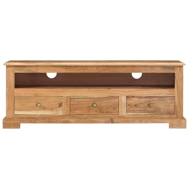 Tv-meubel 110x30x40 cm massief acaciahout bruin MeubelReus