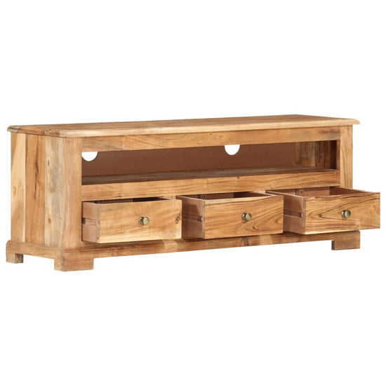 Tv-meubel 110x30x40 cm massief acaciahout bruin MeubelReus