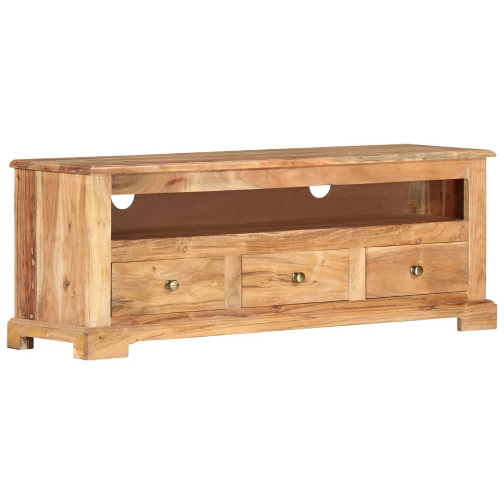 Tv-meubel 110x30x40 cm massief acaciahout bruin MeubelReus