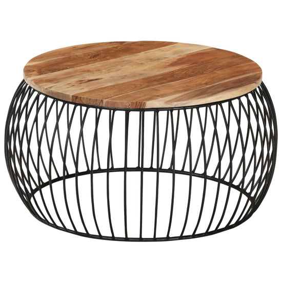 Salontafel Ø68 cm massief acaciahout MeubelReus