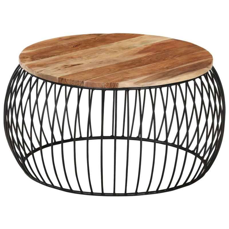 Salontafel Ø68 cm massief acaciahout MeubelReus