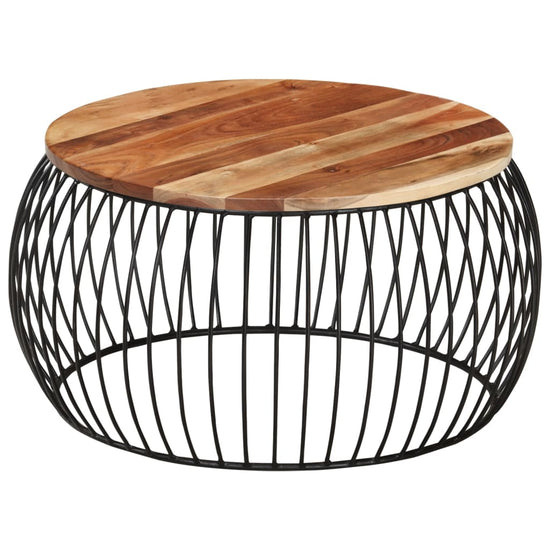Salontafel Ø68 cm massief acaciahout MeubelReus